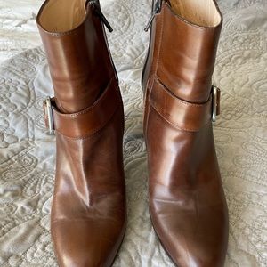 Cole Haan Leather Buckle Bootie